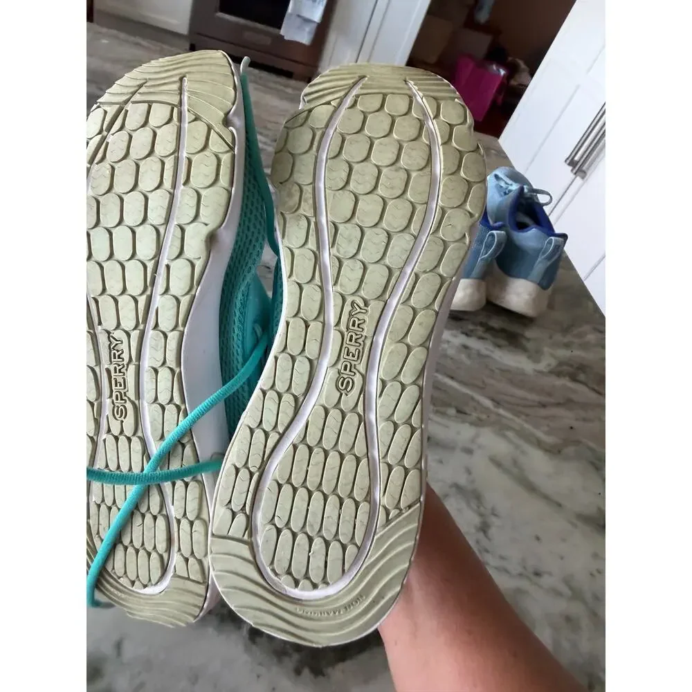 Sperry Float Boat Shoes Aqua Mesh Lace Up Water Shoes Women’s Size 8 STS85683